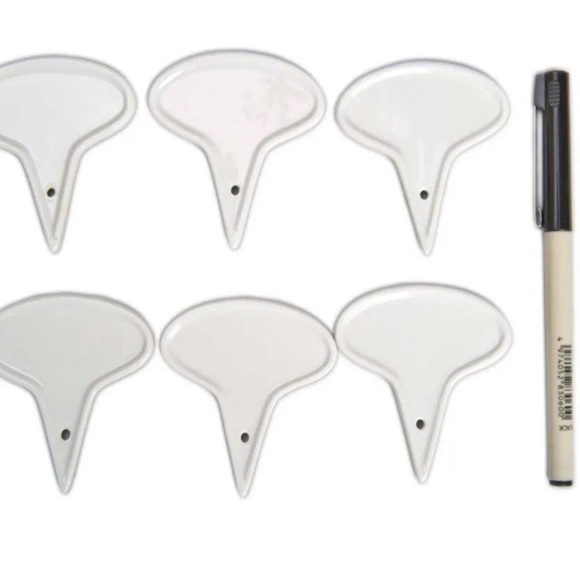 BIA Cordon Bleu Indigo set of 6 cheese markers and pen - Picture 2 of 3